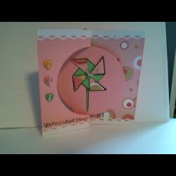 pinwheel card
