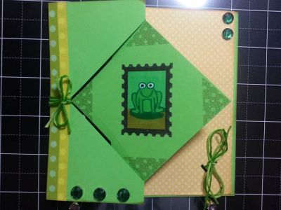 Thank you froggy card 
