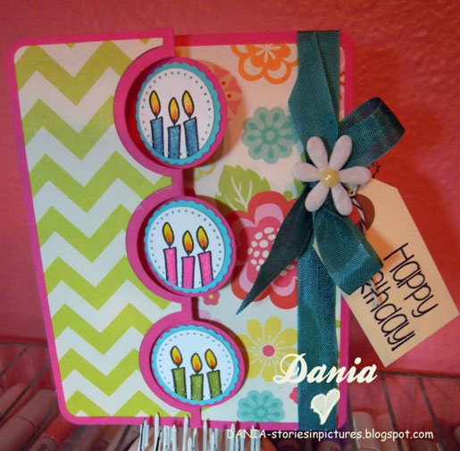 FRONT Happy Birthday Candle
