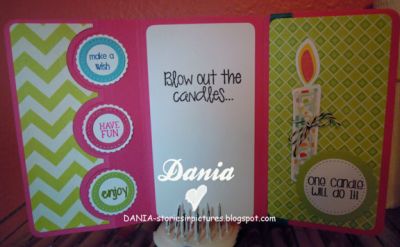INSIDE Happy Birthday Candle
