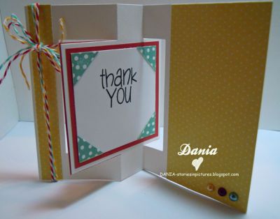 Thank you - Inside of Card
