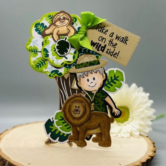 Wild Side
A great guy card with a Safari Theme
Keywords: sloths2stamp kennydoll1 lion2stamp AugustKitClub2019 flipflop2stamp August2019CardKit