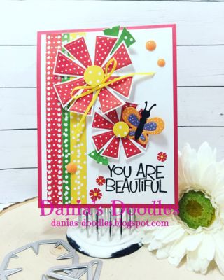 You Are Beautiful
Paper Piecing Challenge at The Stamps of Life Fan Club on Facebook
