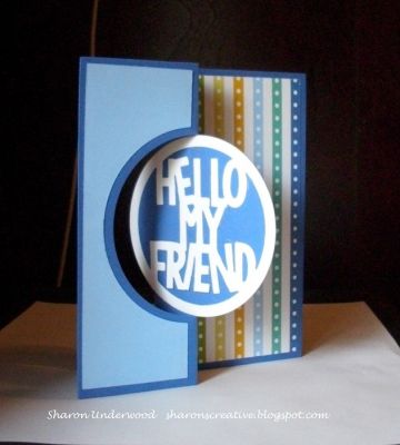 Keywords: Hello My Friend, Large Circle Die