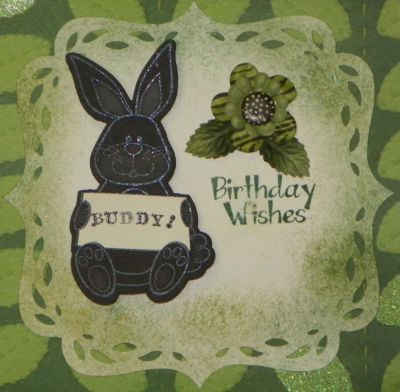 Buddy Rabbit
A friend has a black rabbit name Buddy. I made this for her birthday.
