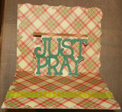 Just Pray
inside of card
Keywords: used scallped edge drop