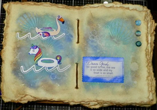 We need a bigger boat
An Art Journal page.
Keywords: Need a bigger boat.