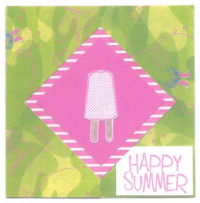 Happy Summer Flip It Card
