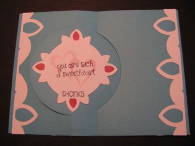 Sweet thanks inside
"You are such a sweetheart" from hearts2diefor and "thanks" from trees2build
Keywords: thank heart flip-it