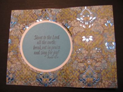 birthday spiro inside
I just love to add a Bible verse.  This friend is special.  She'll enjoy knowing that I praise God for making her so special.
Keywords: birthday spiro flip-it