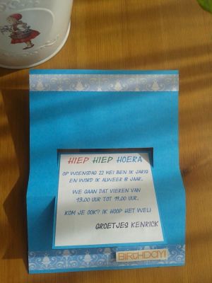 Balloon invitation inside
