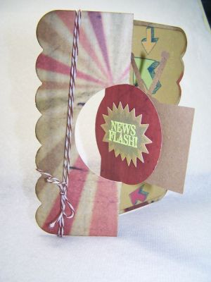 Birthday News
Used the the tv2stamp and the new circle A2 flip it card to make this great birthday card for my dad.  
