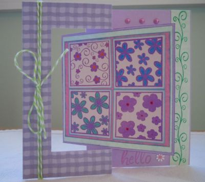 Embossed Flower Squares
