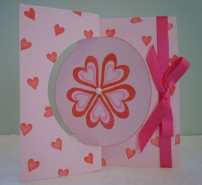 Sparkly Hearts Circle Front
