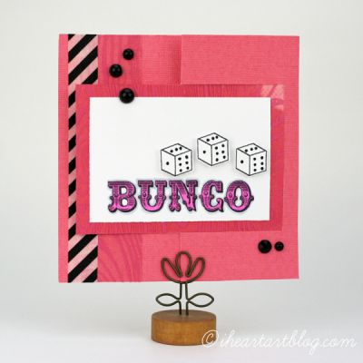 Bunco Night (front)
Bunco is an Army Wife tradition and I couldn't wait to transform the little ice cube stamps into dice! I used the Rectangle Flip-Its Die!
Keywords: alpha4fayleen, lines2journal