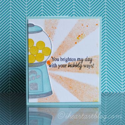 Mini Card
Here's a 3 1/2" x 4 1/8" mini card!
Keywords: bubblegum4me, moregum4me