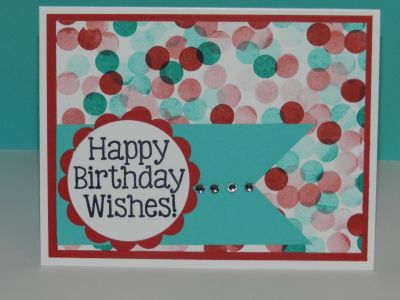 Bokeh Technique Birthday Card
Card using the Bokeh technique
