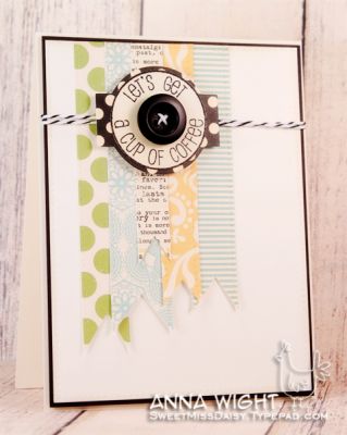 Lets Get Coffee!
A cheerful invitation for coffee card, using Coffee4Two and the coffee label die
Keywords: coffee label die coffee4two