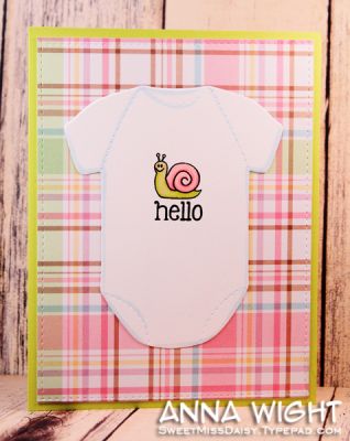 Hello Snail - Baby Onsie
I couldn't resist making a snail onsie! :)

Onsie TSOL die

