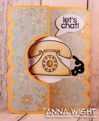 Let's Chat with an A2 Flip-it
I used the Phone4You images and dies to create this cute A2 flip-it card
Keywords: Sizzix Flip-its Cards