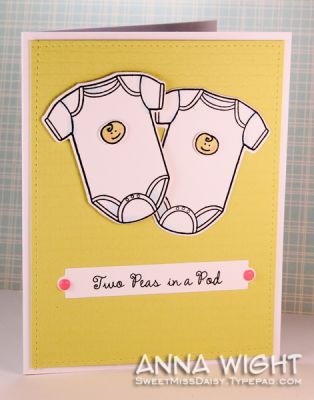 Two Peas in a Pod
Made w/ miniOnsie2cut and Sweet4Babies
