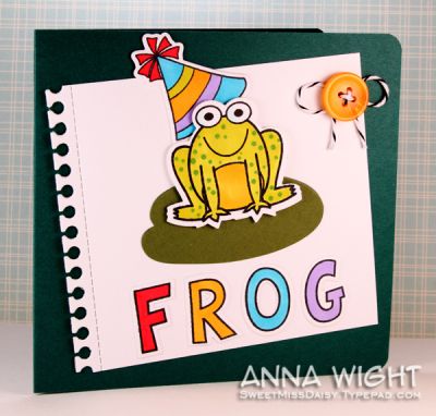 Frog Party Invite
