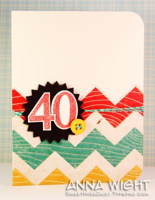 Forty
Using the numbers4trains and zig zag circle die set.
