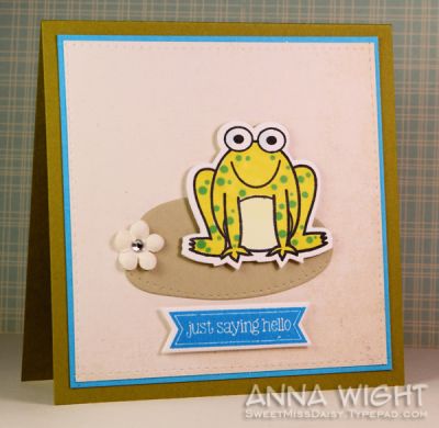 Froggy Hello
MiniBanners2Cut and Froggy2Love stamps and dies
