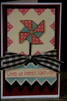 Pinwheel
Card for contest.  Using all 'Stamps of Life' stamps.
