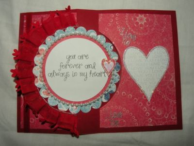 Flip-it Valentine's Day Card - Inside view
