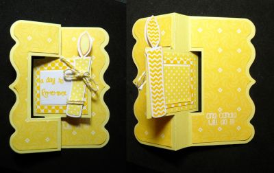 One candle will Do it :-) 
Hi crafty Friends, I've created this card using my candles4birthday along with my matching dies. I love Yellow! I also used the for you & thankyou Framelits. 
