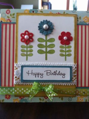 Front of Birthday card.
