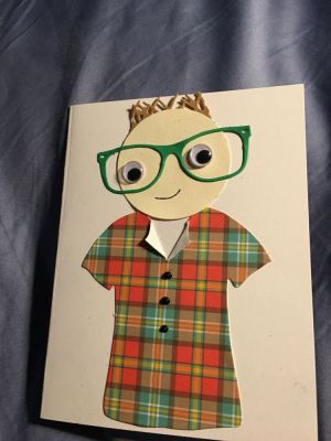 I used the T-shirt die. The spiky hair is the grass die 
