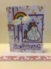 unicorn pudgie card
Unicorn pudgie card I made for a swap in a Facebook group Paper Crafting Swapers 
