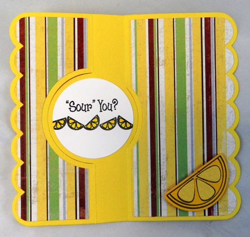 Sour You? inside
Keywords: lemonade2drink, morelemonade2stamp, lemonade dies, flip it card die