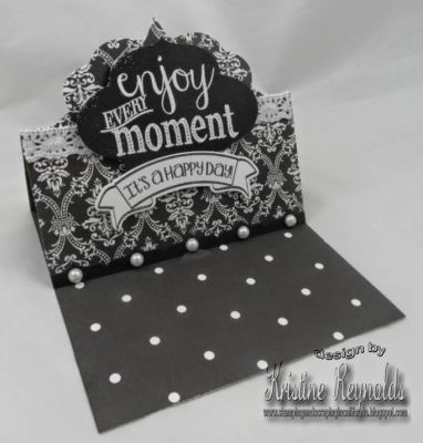 *Stand up Wedding Card
Keywords: Morechalksayings2stamp Sizzix Elegant stand up card