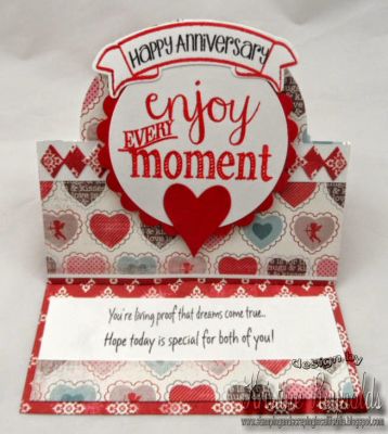 *Anniversary Stand Up Card
Keywords: morechalksayings2stamp Sizzix Circle Stand up card