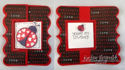 Fancy Ladybug flip card
Keywords: ladybug, love, Sizzix framelit flip it fancy edge die
