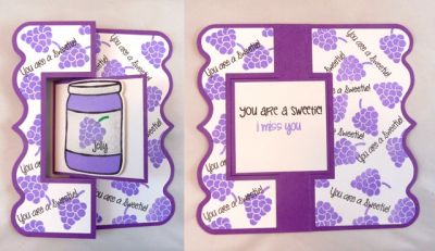 You are so sweet
Keywords: PB&J2enjoy, sizzix framelits fancy edge