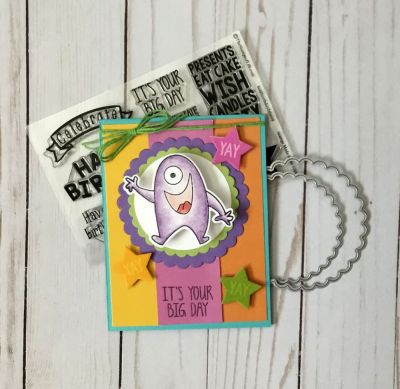 Big Bold Monster Birthday
Keywords: bigboldbirthday2stamp monsters4celebrations birthday monster