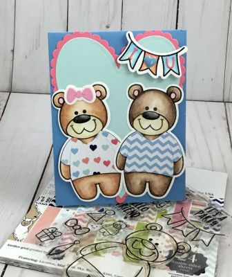 Party Bears in Love
Keywords: bear love heart fold-it Party stamps