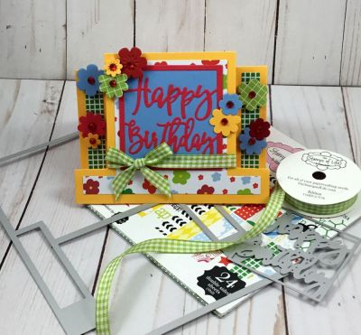 Happy Birthday Step Card
Keywords: center step card happy birthday