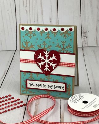 You Warm my Heart
Keywords: snowflake background mittens2stamp love friendship anniversary