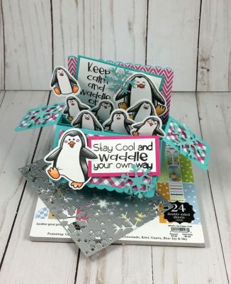 Penguins in a box
Keywords: sizzix box card set penguins2stamp waddlepenguins2stamp winter penguins snoq