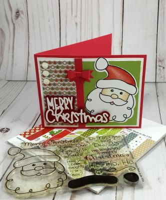 Merry Christmas
Keywords: Merry Christmas word die santa2stamp santa 