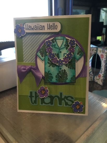 Hawaii thank you
Made this for my daughter for her I laws that just took her family to Hawaii for a great vacation,
Keywords: Tropical vibes,flowers,thanks,thank you