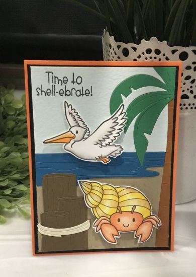 Shellobrate
Keywords: Birthday,beach,hermit crabs,