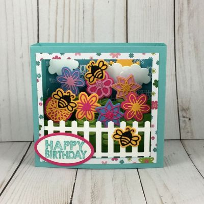 5x7 flower box
Keywords: 5x7 shadow box die birthday