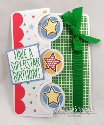 Superstar Birthday (front)
Keywords: Stars2stamp triple circle flip it