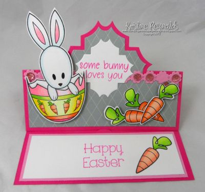 *Some Bunny Loves You
Keywords: bunny2stamp charming stand up card die easter